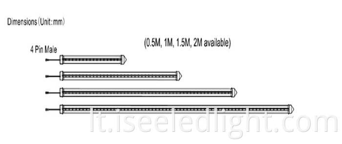 2m 3d rgb tube 